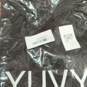 Private Label Black Colour Womens T Shirt Ayuva Printed Size M