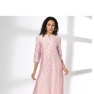 Avaasa Pink Colour Printed Kurti Size Xs