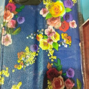 Private Label Floral Designing Blue Colour Flip Cover For Vivo Y28 S 5G