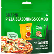 Snapin Pizza Seasonings Combo Flavorful 12 Sachets