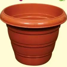 Private Label Garden Pot Browne Colour 8 Pcs