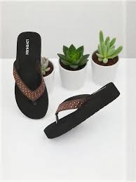 Lovehush Wedge Sandals Black Colour Size 6