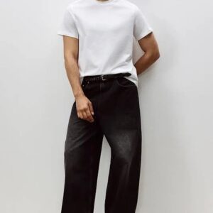 Private Label Men regular fit casual Tshirt White XL