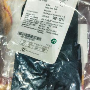 Bata Mens Ankle Length 24 Cm Socks 1 Pair Black Colour