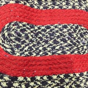 Private Label Polyester Anti Slip Oval Door Mat Home 1 N