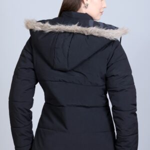 Private Label Women Fasion Cozy Star Women Solid Bomber Jacket Colour Black M