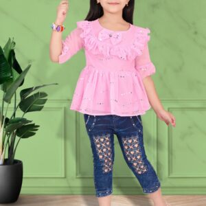 Private Label Dresses Girls Casual Top Jeans PINK Size 28