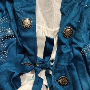 Private Lavel Baby Girls See Green Colour Frock Size 28