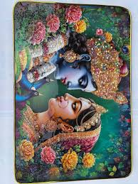 Private Label Radha Krishna 5D Resin Photo Frame