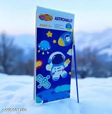KALRA MAGIC Watercolor Painting Notepad for Kids 12 Unique Pages with Water Colors and Brush Multiple Themes Astronaut