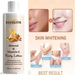 Regolith Almond Vitamin E Lotion Skin Whitening Lotion for Dry Skin 100ml
