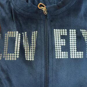 Babyhug Cute Baby Girl regular Fit casual Fancy Hoodi Dark Blue Size 2 To 3Y