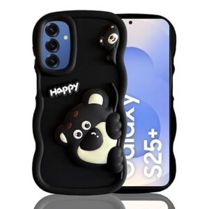 Private Label Back Cover for Samsung Galaxy S25 Plus 5G 3D Big Wave Cute Cartoon