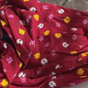 Private Label Cute baby Girl regular Fit casual Half pant Red Size 2 to 3Y