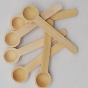 Private Label Wooden Multipurpose Spoon Masala Salt Tea Sugar Spoon Pack of 6