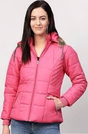 Private Label Plain Pink Women Premuim Jacket Size XL