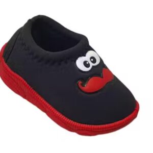 Private Label Attractive Infants Sandals And Shoes Size 17 Black Colour