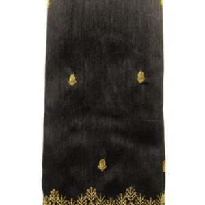 Private Label DESIGNER BLOUSE PIECE colour black gold