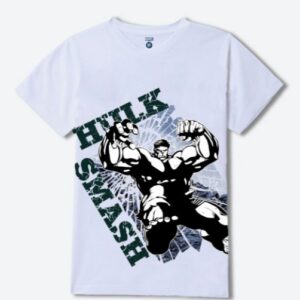 Wyo Boys Hulk Graphic Printed Round Neck Regular Fit Cotton Tshirt Colour Bottle Green Size 1 2 Year