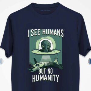 WYO I See Humans TShirt Colour Navy Blue Size 2XL