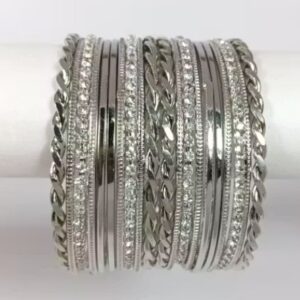 Private Label Silver Metal Bangles
