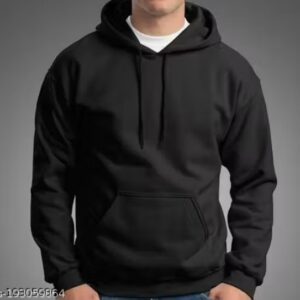 Private Label Black High Quality fabric Hoodie for mens Womens SIZE XL