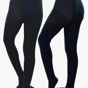 Private Label Thermal Tights Fleece Lined Winter Warm Tights BLACK COLOUR FREE SIZE