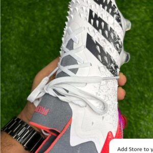 Predator Freak White Colour High top FG With Lace size 8
