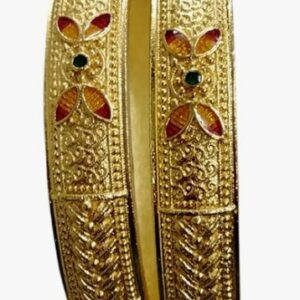 Private Label gold plated bangle set for women and girls goldan colour