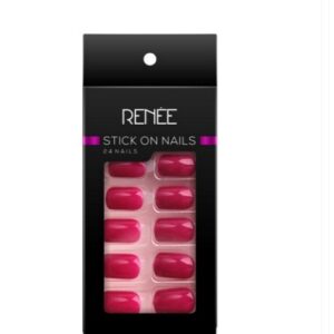 Renee Set Of 24 Stick On Nails BN 09 pink