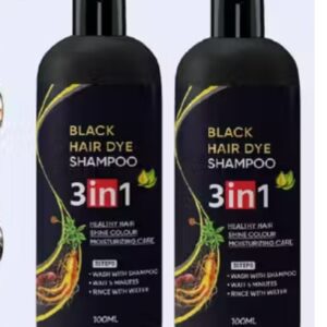 Black Hair Dye Shampoo 3-in-1 Shampoo 100ml