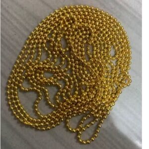 Private Label Jewellery Making Ball Chain 10 Meater Golden