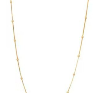 Private Label Shreyadzines Womens Gold Plated Traditional Design Long Necklace Chain Gold