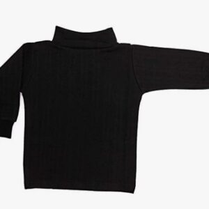 Private Label Boys and Girls High Neck Sweater T ShirtPack of 1 black color free size