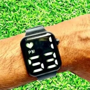 Private Label LED Digital Watch Black