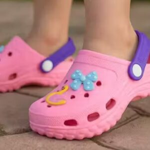 Private Label BACCHO K SABSE SASTE CLOGS Light weight clogs For kids colour pink size 12