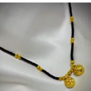 Private Label mangalsutra gold plated dokya for woman colour gold size free