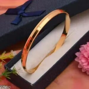 Private Label Fancy Jewar Mandi Men Gold Alloy Metal Kada Bracelet golden colour