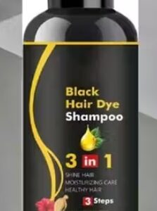 Private Label Dye Instant Black Hair Dye Shampoo 3-in-1 Shampoo 100ml