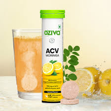 Oziva Metabolic Acv Moringa Lemon Masala Flavour 15 Tablets