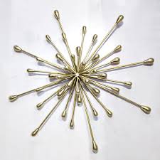Wall Fireworks Made From Brass
