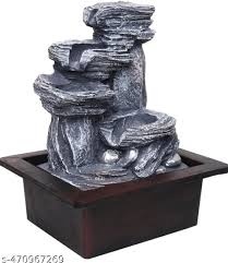 Day Creation Polyresin Tabletop Indoor Waterfall Fountain