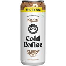 Sleepy Owl Cold Coffee Hazelnut Can 230ml