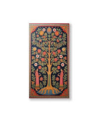 Tree Of Life Canvas Tapestries Wall Painting 24 X 48 inch