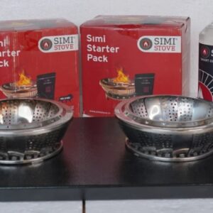 Simi Double Burner Portable Gas Stove Set