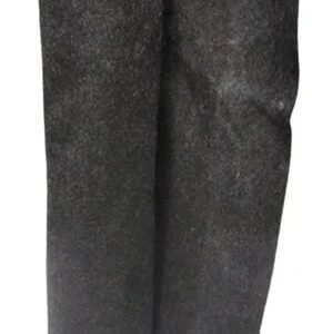 Black Wool Felt 3 mm Black Matte 3 Mtr