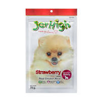 Jerhigh Chicken Strawberry Stick 70G Pack of 2