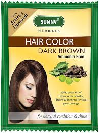 Sunny Herbal Hair Colour Dark Brown 20 G