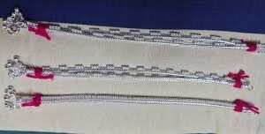 Beautiful Womens Kolusu Silver Anklet