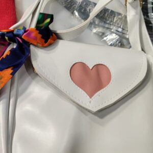 Women White Handbag